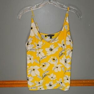 Banana Republic Yellow Floral Camisole